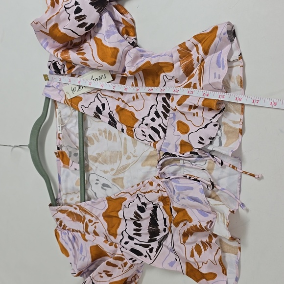 Esmeralda Crop Top in Orange FOR LOVE & LEMONS - Picture 9 of 13